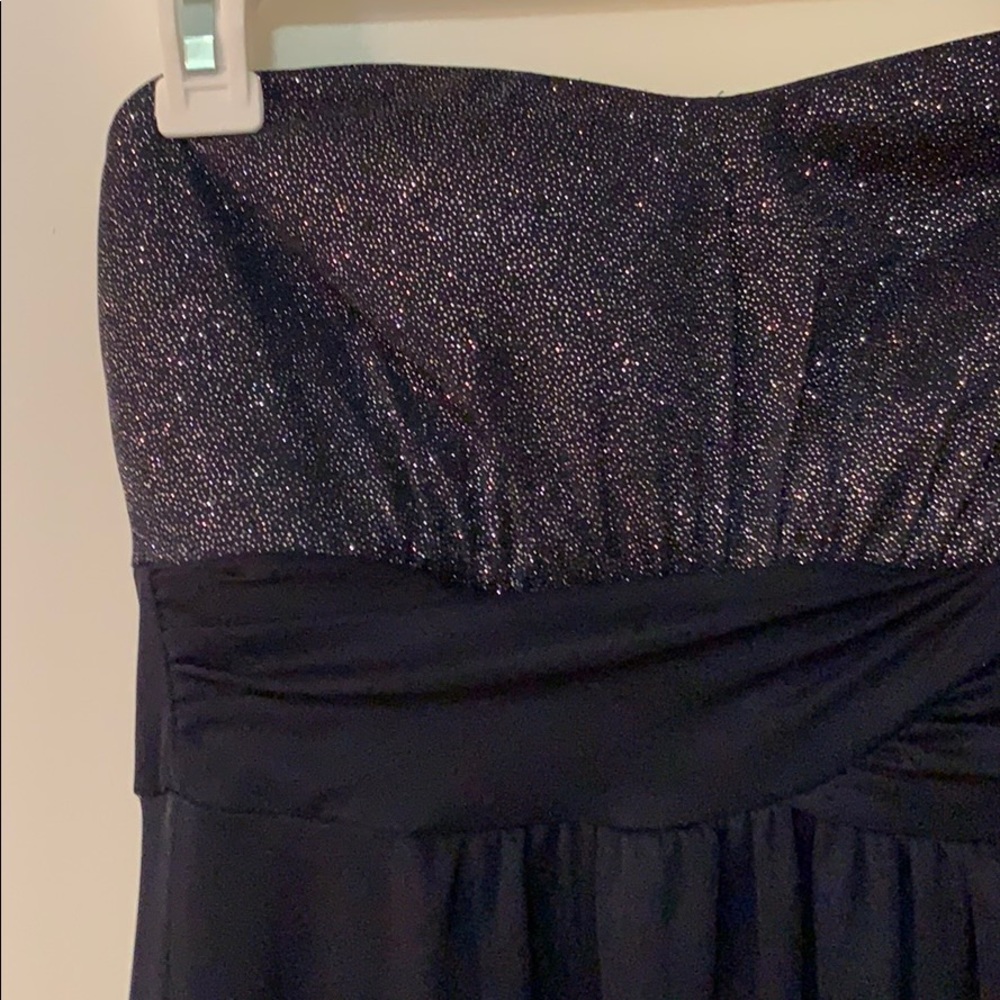 Blue glittery dress